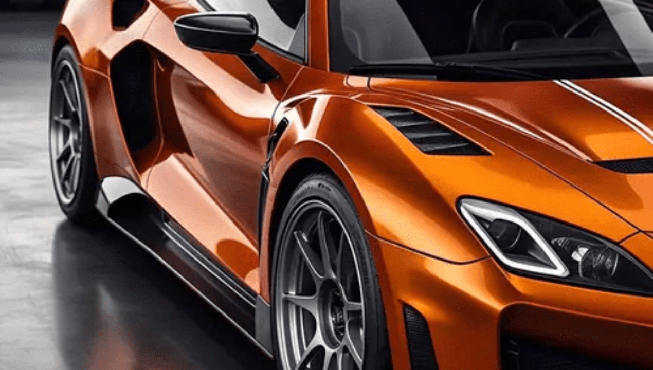 Cat mobil orange metalik