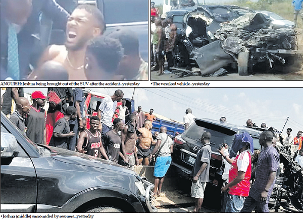 Kecelakaan Fatal, Kondisi Anthony Joshua Stabil